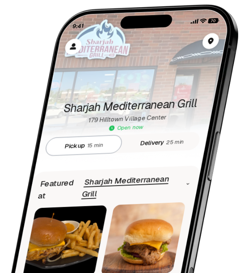 Sharjah Mediterranean Grill app preview